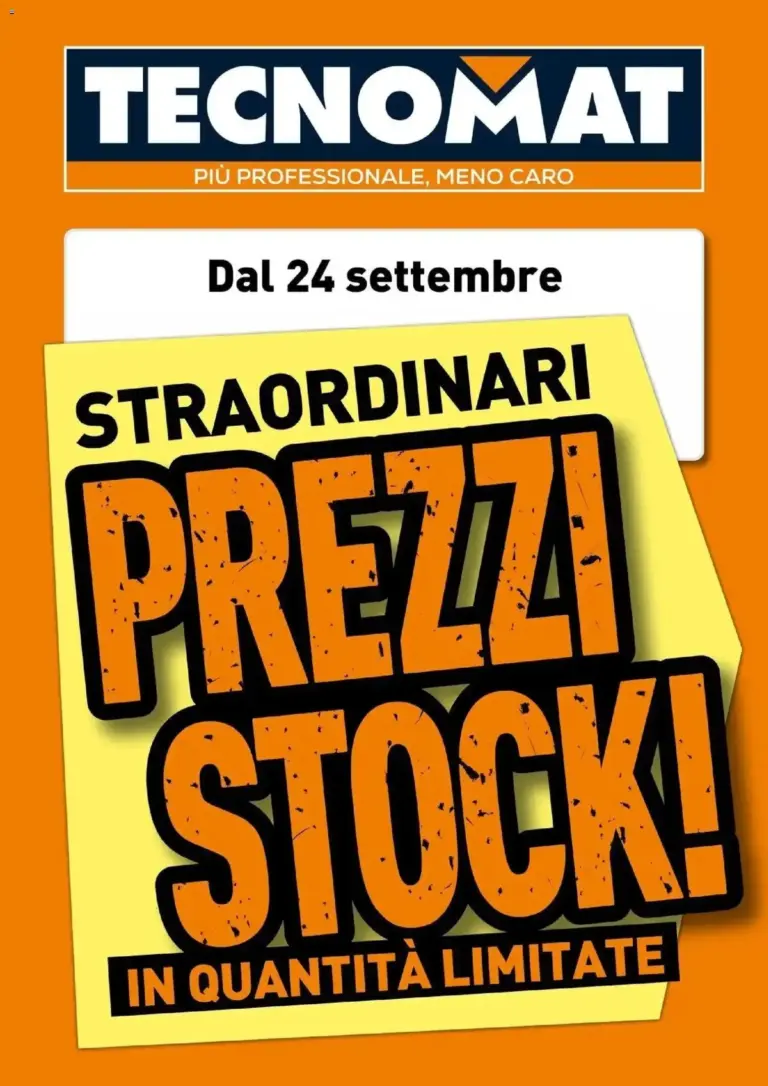 TECNOMAT catalogo Caronno Pertusella dal 24/09/2026
