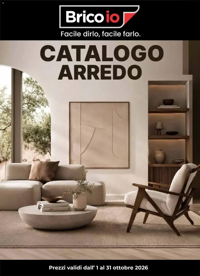 Brico io volantino Arredo dal 01/10/2026