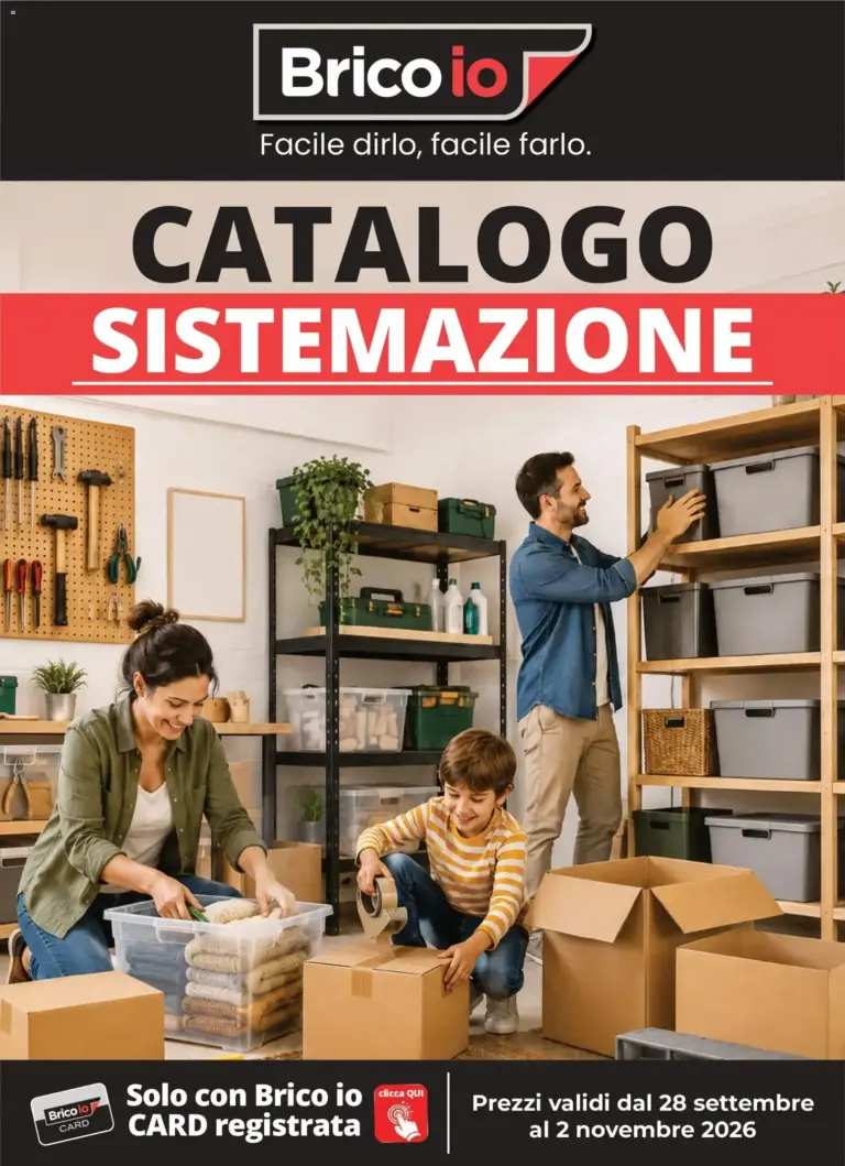 Brico io volantino Sistemazione dal 28/09/2026
