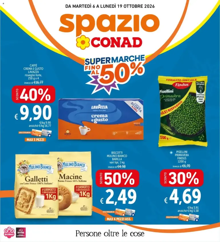 Spazio Conad volantino dal 06/10/2026