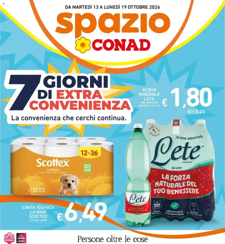 Spazio Conad volantino Extra Convenienza dal 13/10/2026