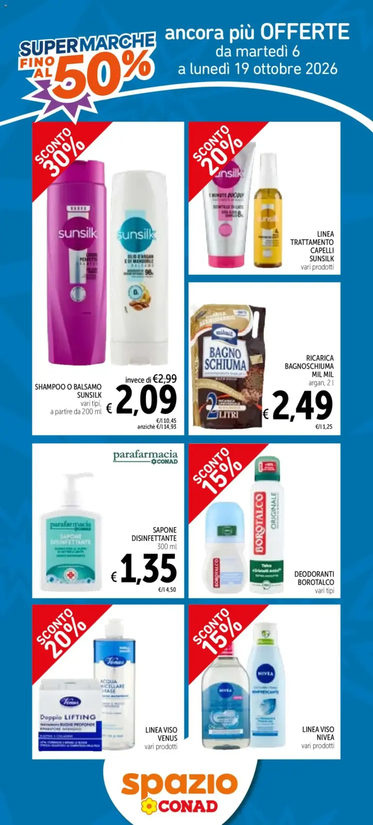 Spazio Conad volantino Ancora più dal 06/10/2026