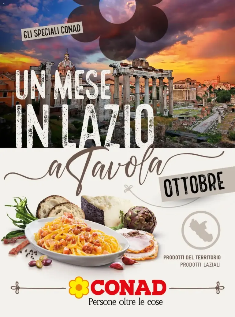 Spazio Conad volantino Un Mese in Lazio dal 30/09/2026