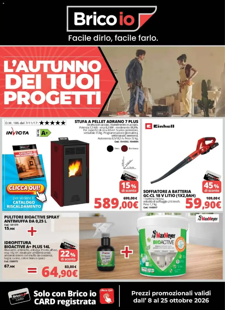 Brico io volantino dal 08/10/2026
