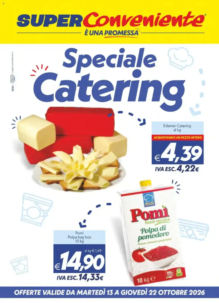 SuperConveniente volantino Catering Enna, Misterbianco dal 13/10/2026
