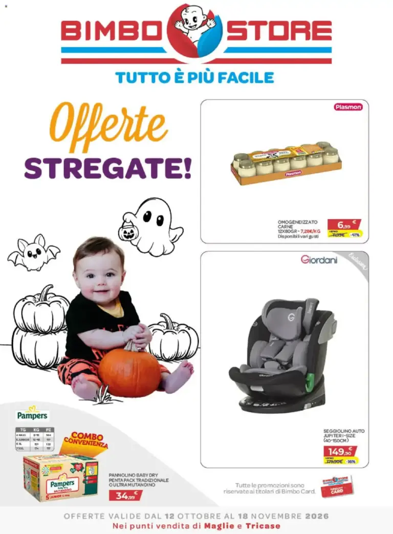 Bimbo store volantino dal 12/10/2026
