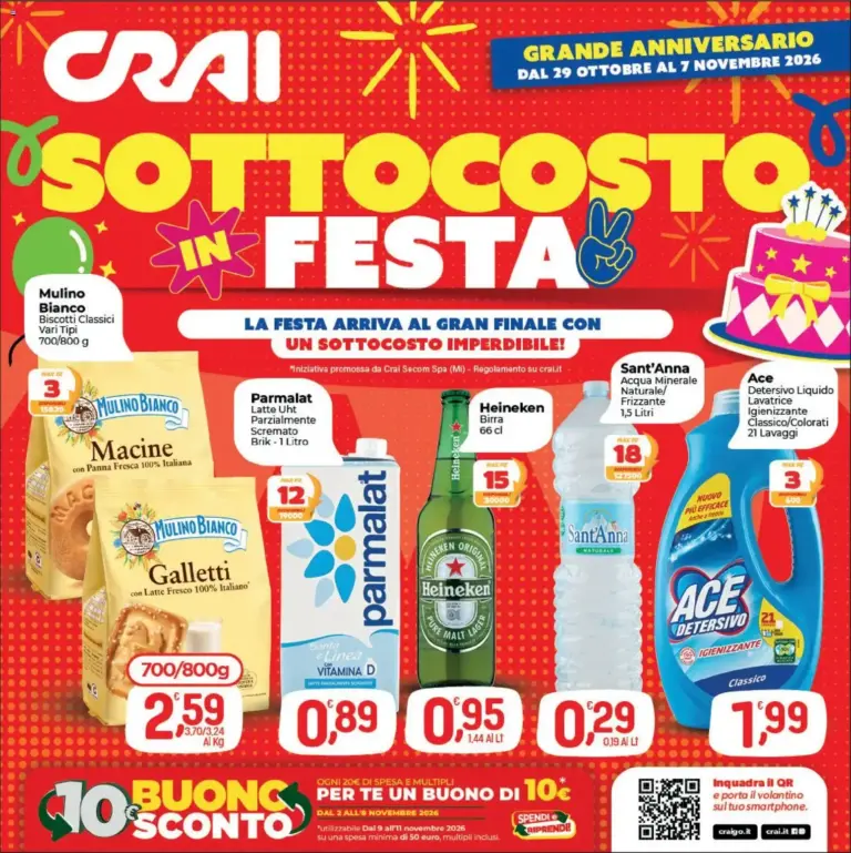 CRAI volantino dal 29/10/2026