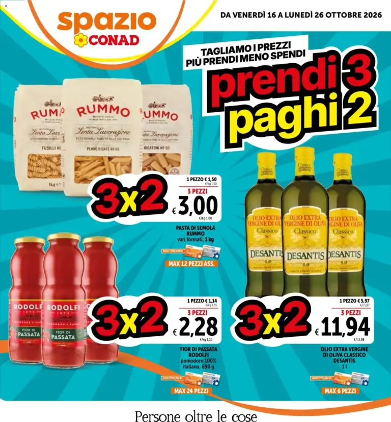 Spazio Conad volantino dal 16/10/2026