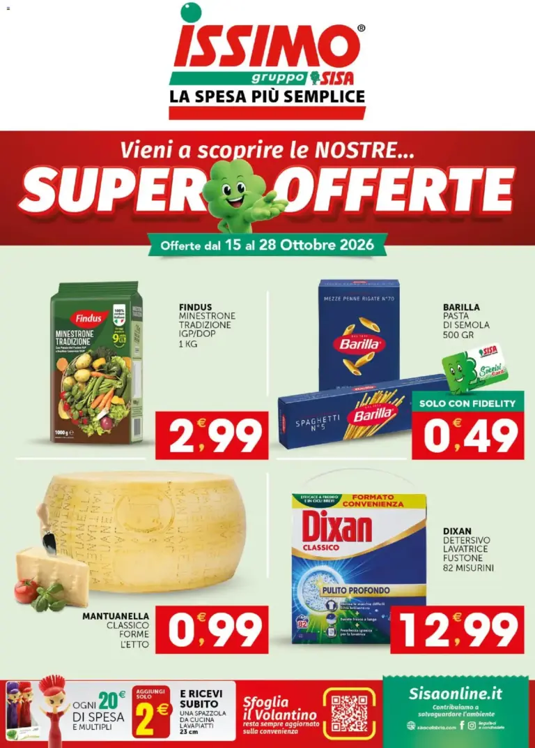 SISA volantino Issimo dal 15/10/2026